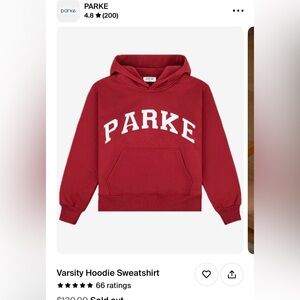 NWT parke hoodie !